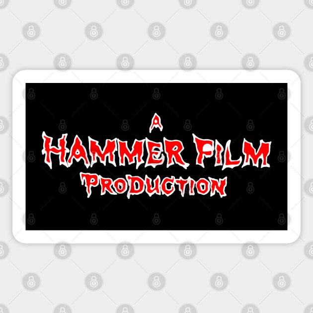 Hammer Films Logo - Brides of Dracula Sticker by UnlovelyFrankenstein